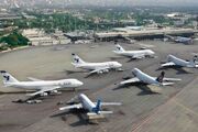 پروازهای فرودگاه مهرآباد تا ساعت ۱۲ لغو شد