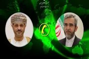گفت‌وگوی تلفنی علی باقری با وزیر خارجه عمان درباره حادثه تروریستی مسقط