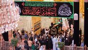 عکس خبری | تشيیع پیکر نمادین امام صادق‌(ع) در عتبه مقدّس حسینی علیه‌السلام