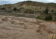 بارش‌های سیل‌آسای لرستان آغاز شد/ انسداد راه ۱۰ روستای کوهدشت