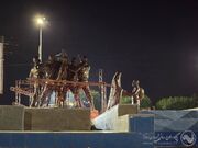 شروع عملیات اجرایی پیوست فرهنگی (مجسمه رزمندگان و بانوان ایثارگر دفاع مقدس در یادمان رختشوی خانه)