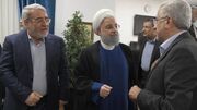 روحانی: با درایت مقام معظم رهبری از جنگ فاصله گرفتیم/دولت توان برداشتن تحریم‌ها را دارد