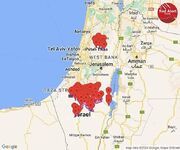 اصابت چند موشک به مناطقی در فلسطین اشغالی