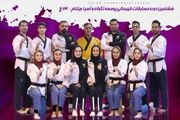 مردان و بانوان پومسه رو ایران روی سکوی نایب قهرمانی آسیا