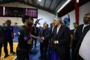 بازدید وزیر ورزش و جوانان از اردوی المپیک‌های پینگ‌پنگ ایران در مازندران