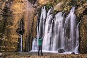بهشتی در خرم‌آباد: آبشار وارک، مکانی برای آرامش و تفریح!