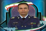 تشییع پیکر کمک خلبان دریانوش در نجف آباد اصفهان