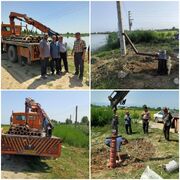 اجراي پروژه تجهيز چاه زراعي روستاي درزي کلاي کريم کلا بخش لاله آباد بابل آغازگرديد