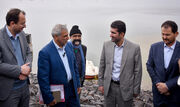 بازدید رئیس سازمان امور عشایر ایران از پروژه بند خاکی میاندشت اسفراین