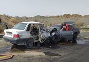 5 کشته در تصادف پراید و پژو پارس