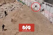 فرار تحسین برانگیز یک جوان فلسطینی از دست ارتش صهیونیستی (فیلم)