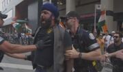 تجمع سیک های کانادا علیه هند/ احترام پلیس به عمامه (فیلم)