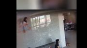 این دختر بچه از دیوار صاف بالا می‌رود ! (فیلم)
