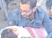 آرام بخواب بابایی / آخرین آغوش پدری که دخترش را در حملات رژیم کودک‌کش از دست داده است (فیلم)