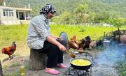 طبخ چلو مرغ محلی مازندرانی به سبک بانوی روستایی سوادکوهی (فیلم)