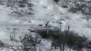 سرباز روس با جا خالی دادن پهپاد انتحاری اوکراینی را ناکام گذاشت (فیلم)