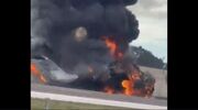 سقوط هواپیمای سبک در آمریکا با ۲ کشته (فیلم)
