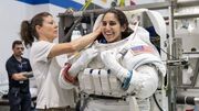 یاسمین مقبلی در ایستگاه فضایی سلمانی راه انداخت (فیلم)