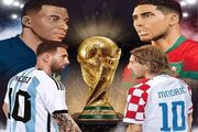 پوستر فدراسیون فوتبال برای بازی ساحلی ایران و برزیل