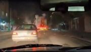 لحظه اصابت نارنجک به خودروی آتش نشانی در گرگان! (فیلم)