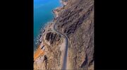 یکی از زیباترین جاده‌های ساحلی ایران (فیلم)