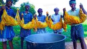 طرز تهیه 5 بره 19 کیلویی توسط آشپز هندی (فیلم)