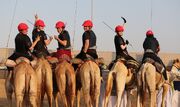 مسابقه شترسواری زنان در عربستان (فیلم)
