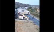 تصادف وحشتناک در هند؛ پرت شدن تریلی به سمت دره (فیلم)