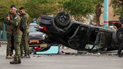 دومین حادثه رانندگی وزرای صهیونیست در ۲۴ ساعت گذشته (فیلم)