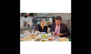 سفیر کره‌جنوبی و همسرش، مهمان سفره کله‌پاچه در ایران (فیلم)