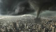 تصاویری از طوفان شدید در مرکز آمریکا (فیلم)