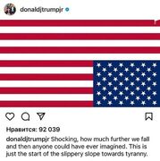 هواداران ترامپ و پرچم های وارونۀ آمریکا