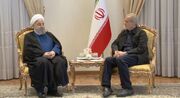 دیدار حسن روحانی با مسعود پزشکیان (فیلم)