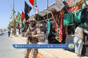 جمع‌آوری پرچم‌های عزای حسینی در غرب کابل/ طالبان: این کار با توافق علمای شیعه صورت گرفت!