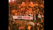 تجمع شبانه در ترکیه‌ با شعار «لبیك یا أقصی» برای حمایت از فلسطین (فیلم)