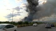انفجار‌های پی در پی در کارخانه تولید وسایل آتش بازی در بلغارستان (فیلم)