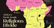 نگاهی به شکاف مذهبی شکل گرفته میان شمال و جنوب آفریقا + نقشه