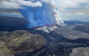 تصاویر هوایی از فوران آتشفشان کیلاویا