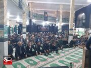مراسم گرامیداشت شهدای حمله تروریستی راسک در شهرستان باغملک برگزار شد