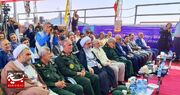 برگزاری آیین روز ملی خلیج فارس در بوشهر روی عرشه ناو نظامی