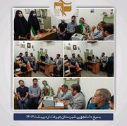 بازدید از پایگاه ریحانه النبی (س) بسیج دانشجویی دانشگاه ملی جیرفت