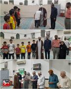 تقدیر از مربی تربیتی مسجد امام حسن مجتبی علیه السلام در روستای شهید دانش شوش