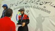 پارمیدا کلانتری در سکوی سوم قهرمانی مسابقات آزاد تفنگ بادی