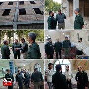 بازدید و سرکشی فرمانده سپاه پیشوا از روند احداث ساختمان پایگاه بسیج سلمان فارسی