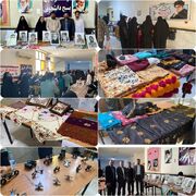 برپایی نمایشگاه کارآفرینی و صنایع دستی دانشجویان دانشگاه آزاد کهنوج