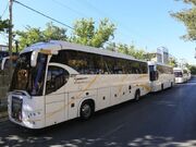 اعزام ۳۲ دستگاه اتوبوس برای جابه‌جایی زائران مرقد امام (ره)