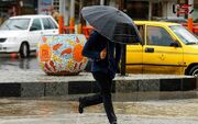 بارش رگباری و باد شدید در تهران و ۱۷ استان