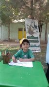 ساوجبلاغ | ایستگاه و نمایشگاه نقاشی کودکان در ساوجبلاغ برپا شد