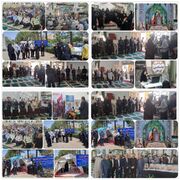 برپایی ایستگاه سلامت در حاشیه مراسم عبادی سیاسی مصلی نمازجمعه شهرستان فردوس