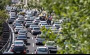 بزرگراه های تهران در ترافیک صبحگاهی